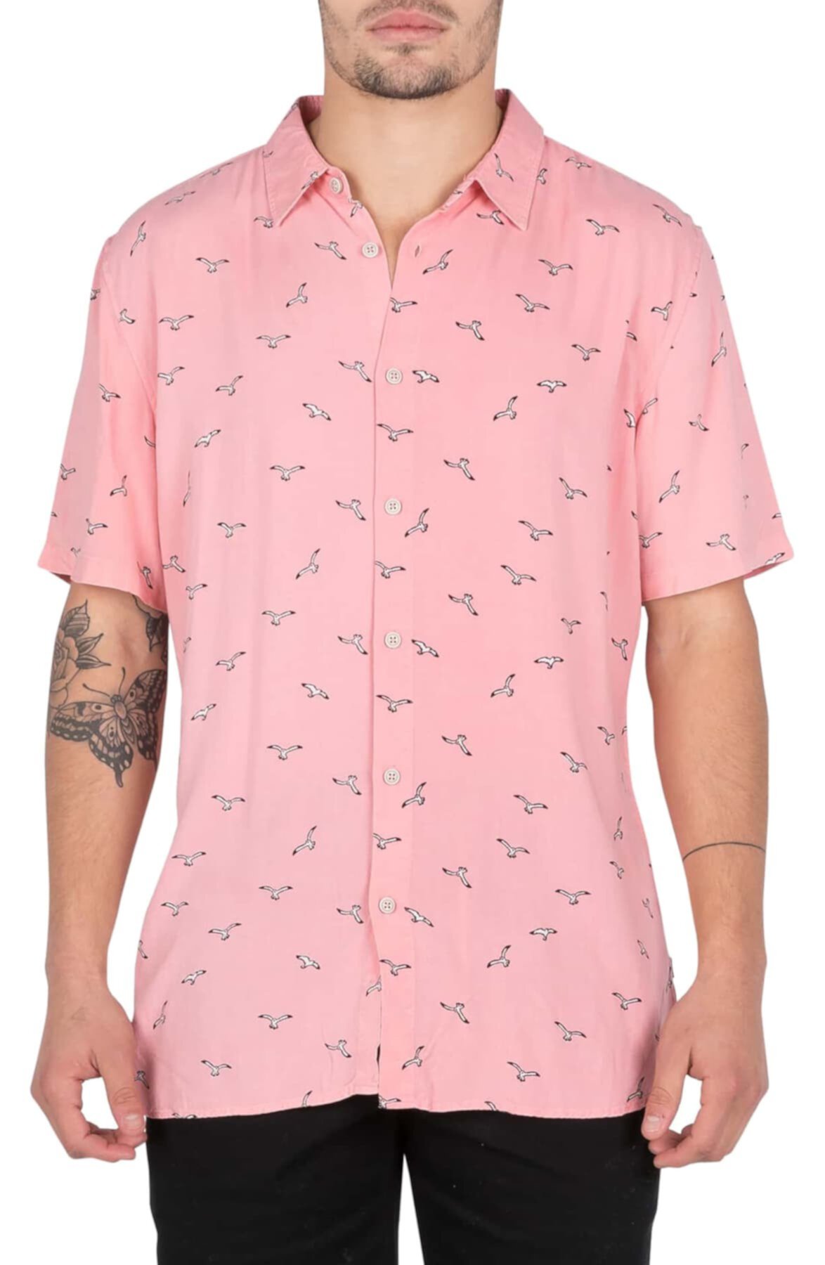 Рубашка с принтом чайки Barney Cools