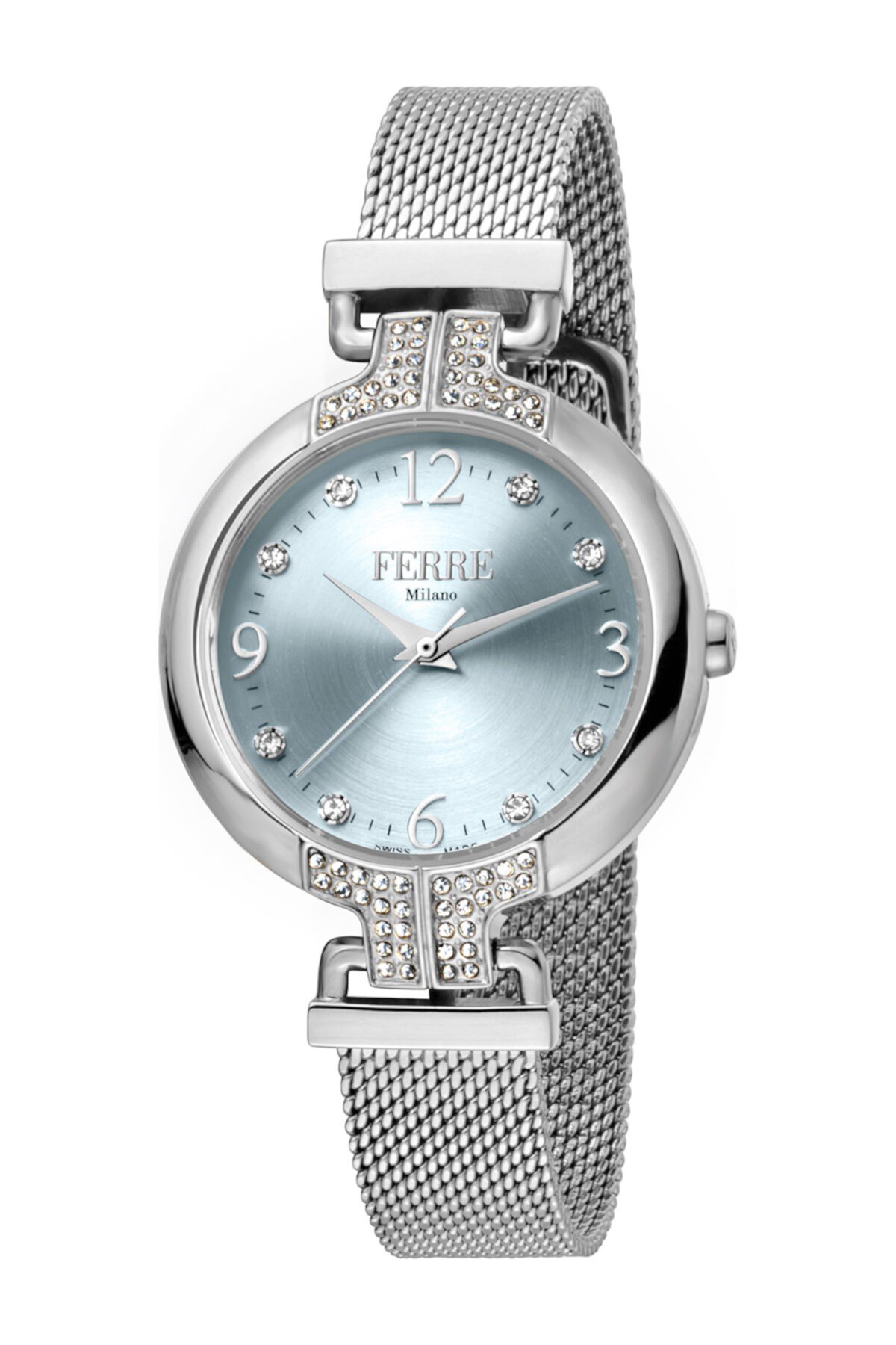 Женские часы с сетчатым браслетом и кристаллами, 32 мм Ferre Milano