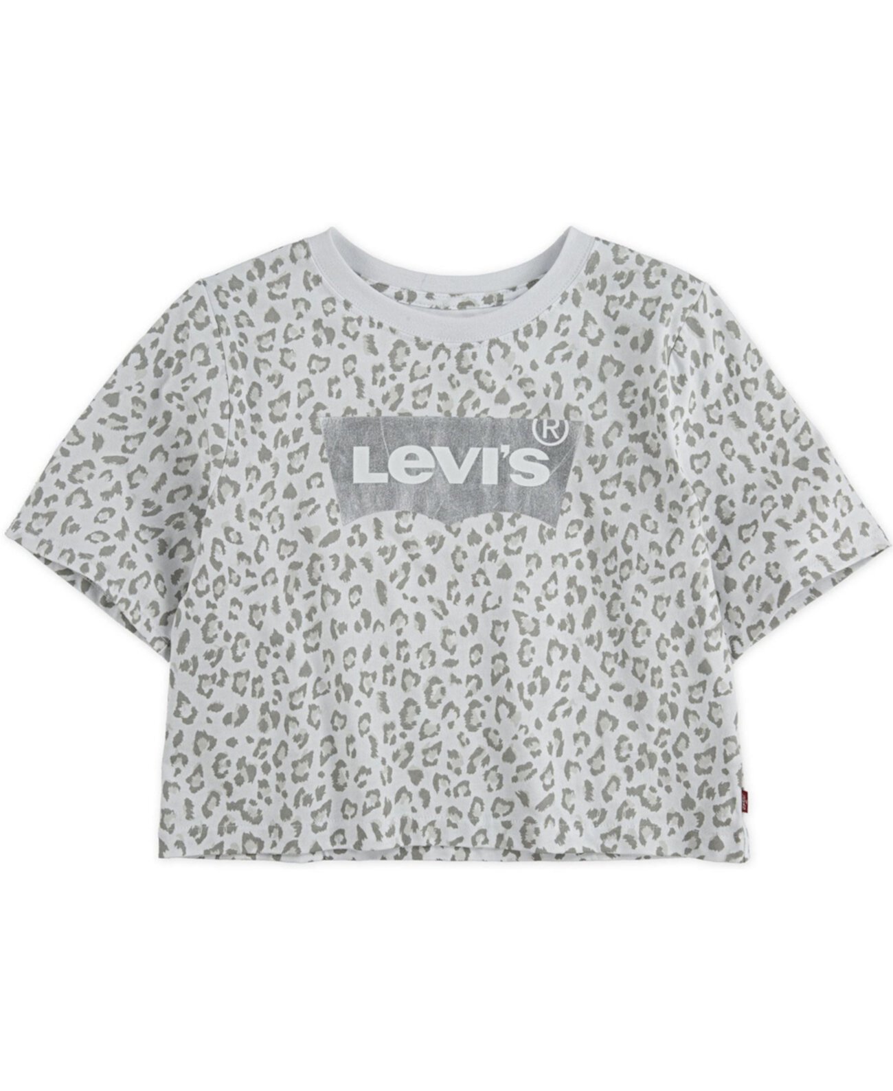 Укороченная футболка с логотипом Little Girls Levi's®