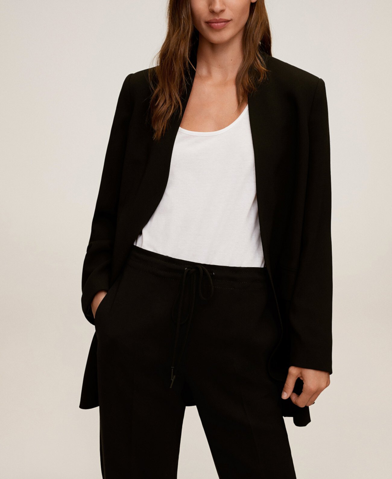 Маркетплейс Usmall.ru: заказать Women&#x27;s Bow Suit Blazer <b>MANGO</b>, цве...