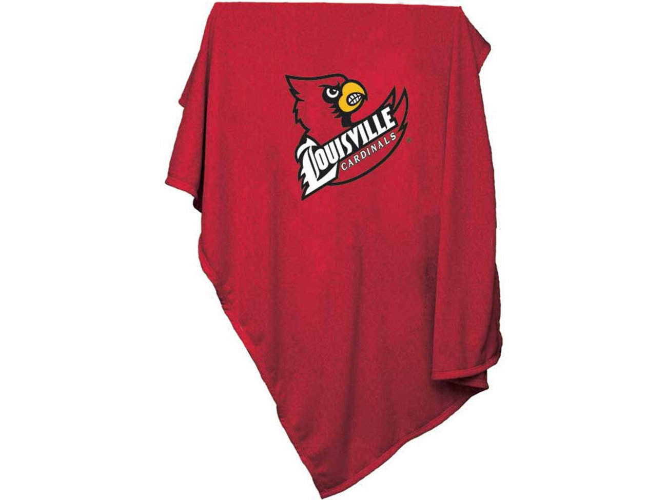 Одеяло-толстовка с логотипом Louisville Cardinals Lids