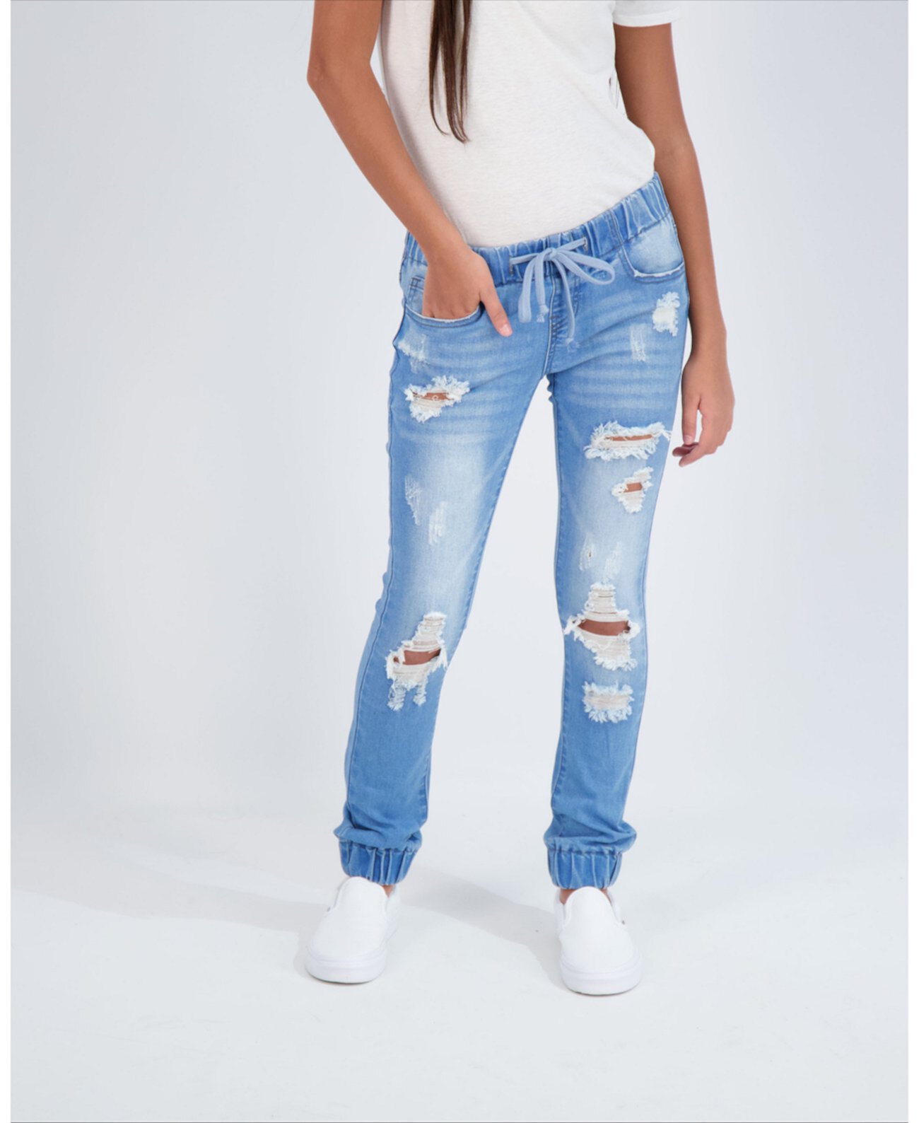 Джоггеры с эластичным поясом для больших девочек Gogo Jeans
