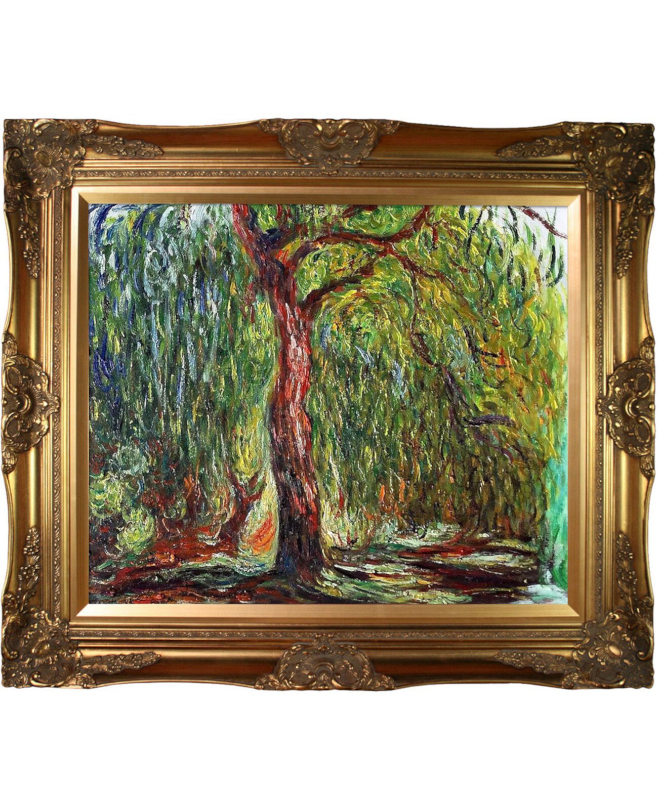 Автор Overstockart Weeping Willow с викторианской рамой, 28 x 32 дюйма La Pastiche