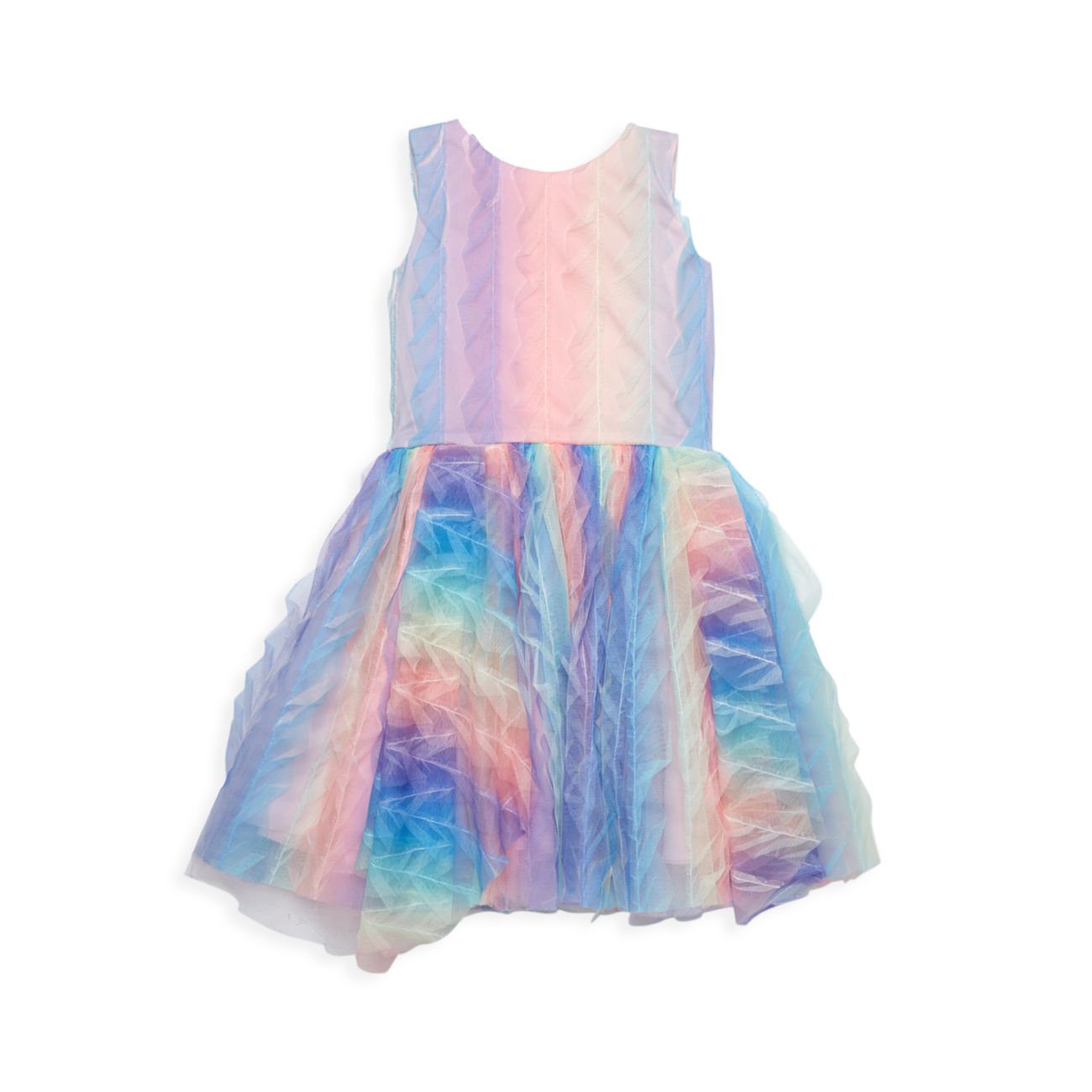 Платье для девочек Bree Rainbow с оборками Zoe