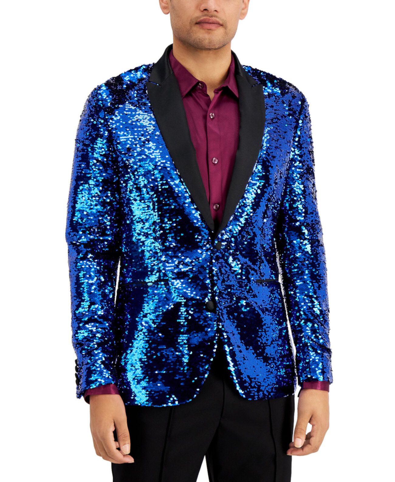 Мужской приталенный пиджак с пайетками INC, созданный для Macy's INC International Concepts