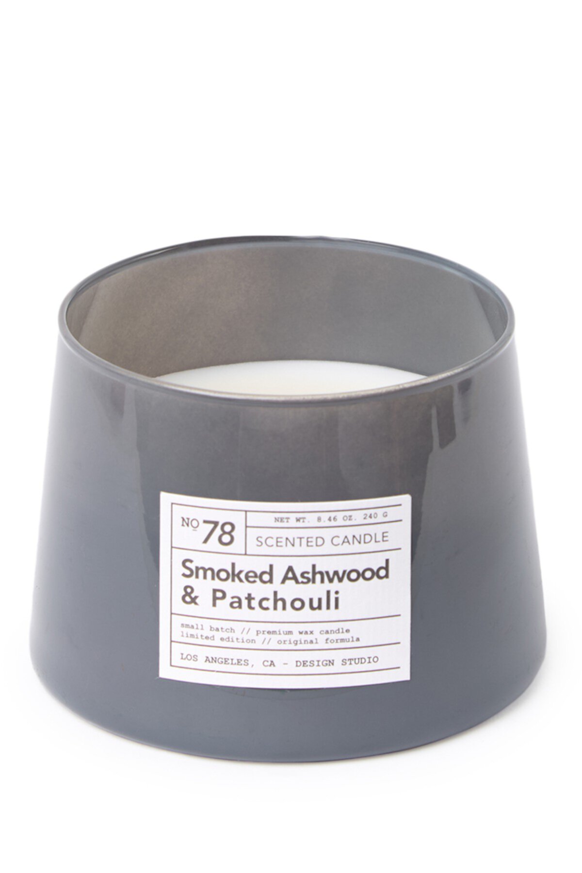 Smoked Ashwood & Patchouli Scented Candle - 8.46 oz. PORTOFINO