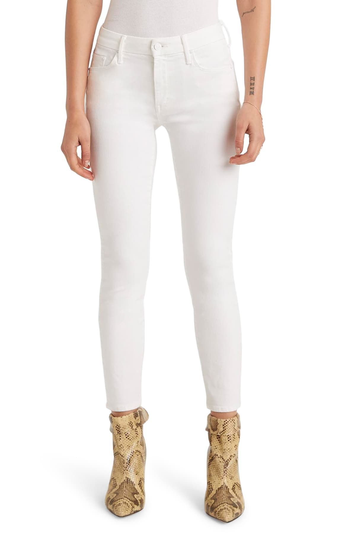 The Looker Cropped Jeans MOTHER