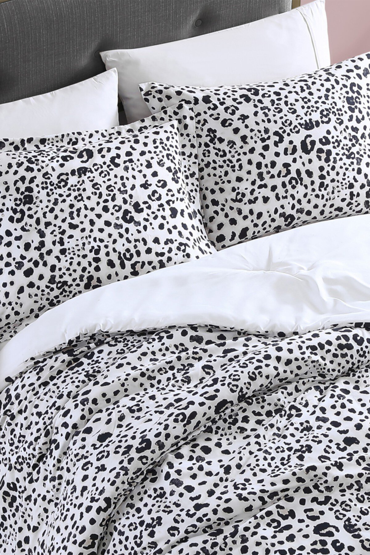 Water Leopard Natural Twin Duvet Cover Set Betsey Johnson