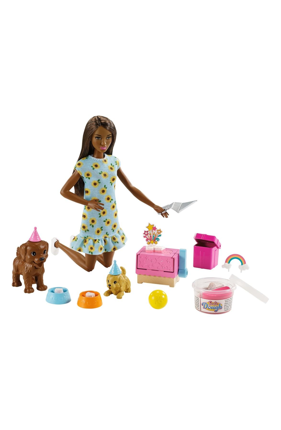 Набор для игр с тестом Barbie Puppy Party Mattel