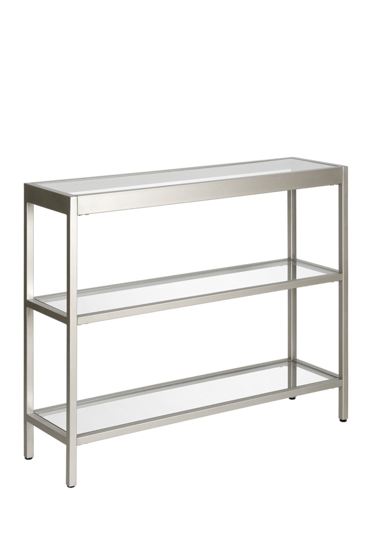 Alexis 36" Satin Nickel Console Table Addison and Lane