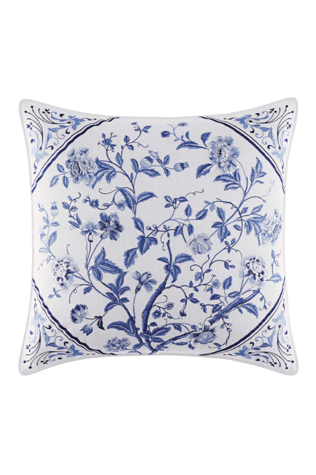 Charlotte China Blue 16" X 16" Decorative Pillow Laura Ashley