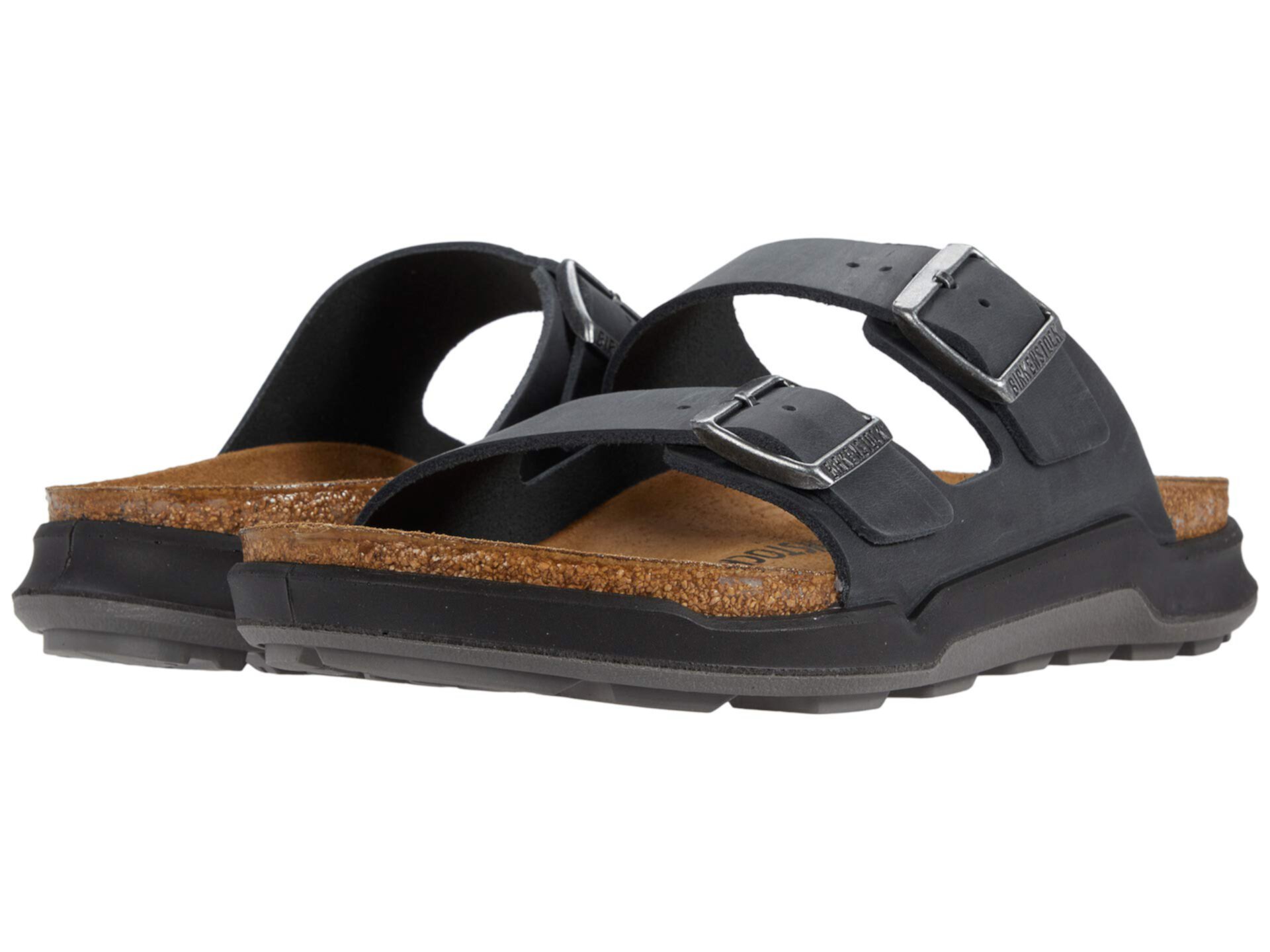 Сандалии Birkenstock Arizona Rugged на двух ремешках с прочной подошвой Birkenstock