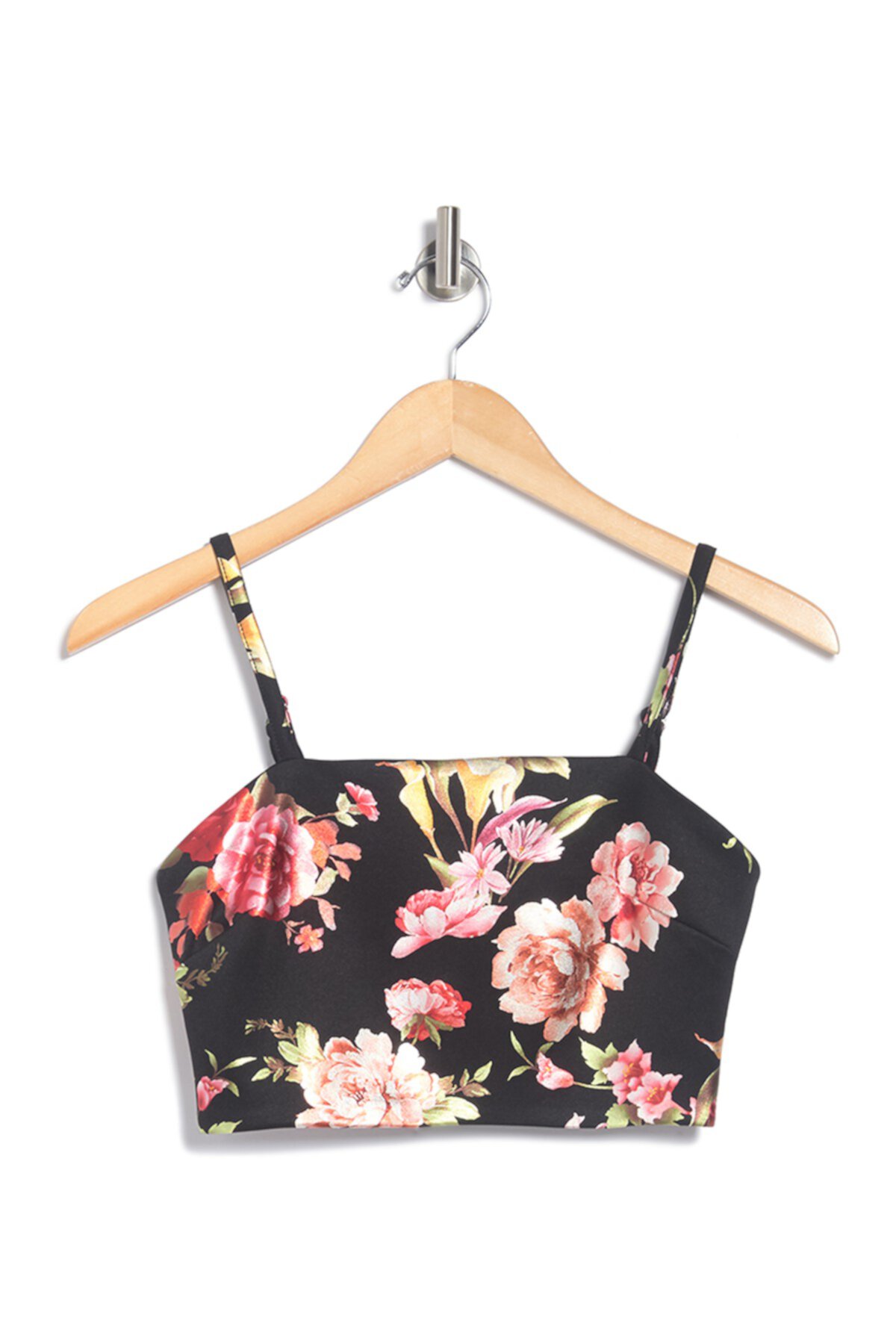 Shine Floral Crop Top MATERIAL GIRL