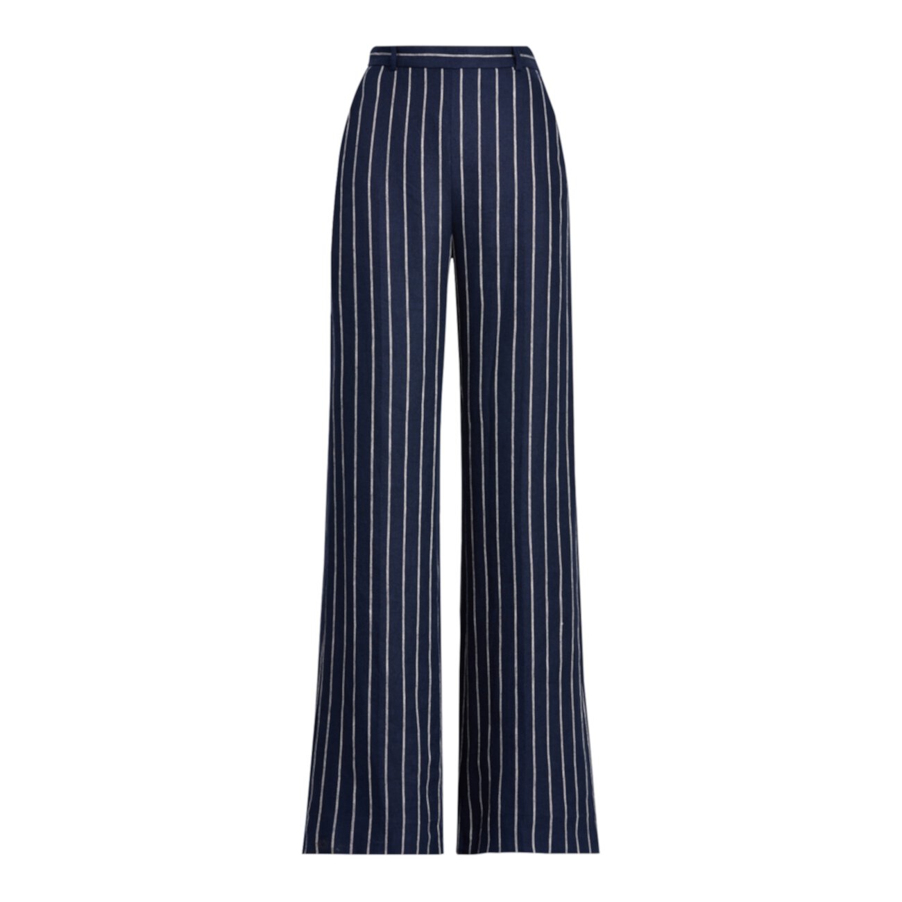 Льняные брюки в тонкую полоску Ralph Lauren