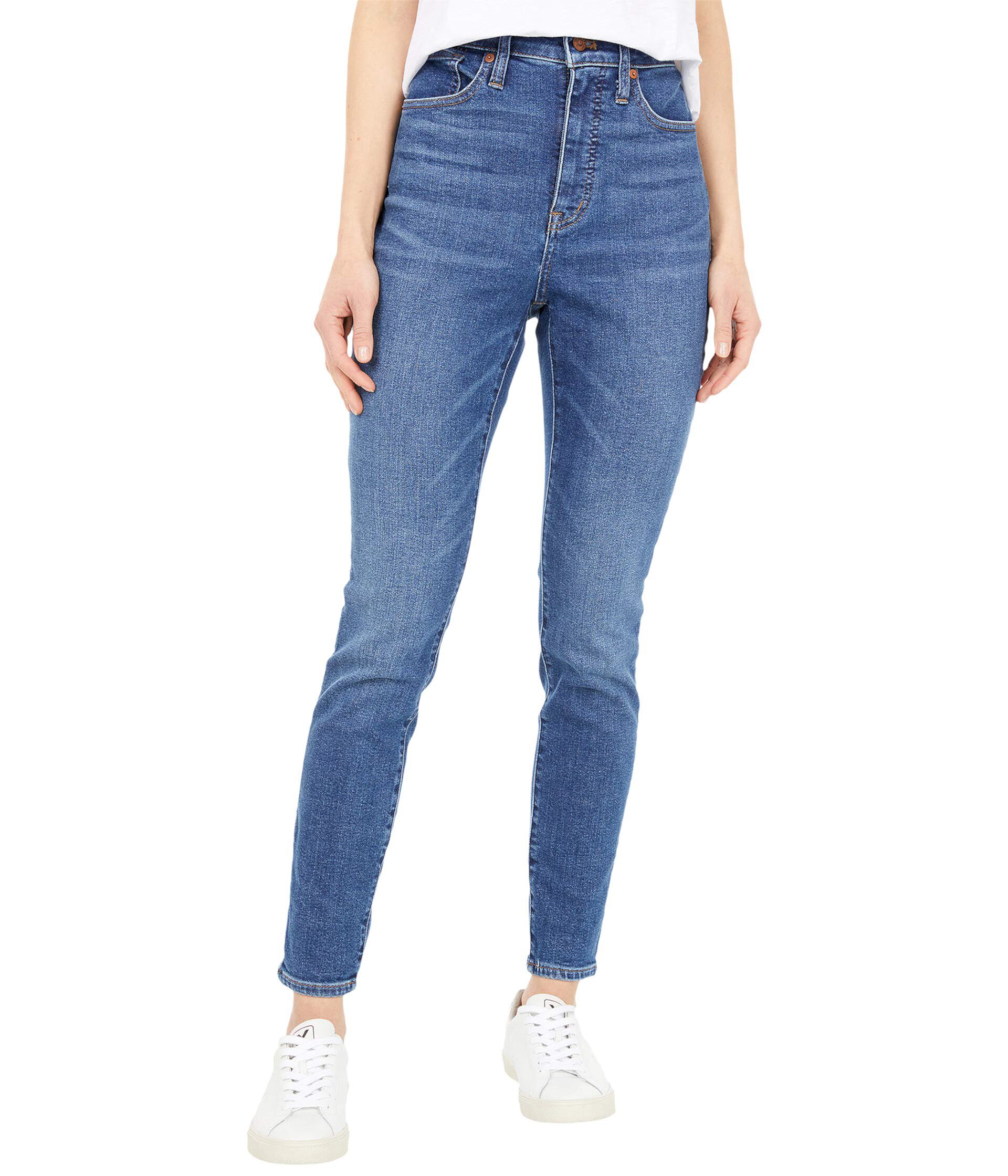 Curvy High-Rise Skinny Jeans in Wendover Wash: TENCEL™ Denim Edition Madewell