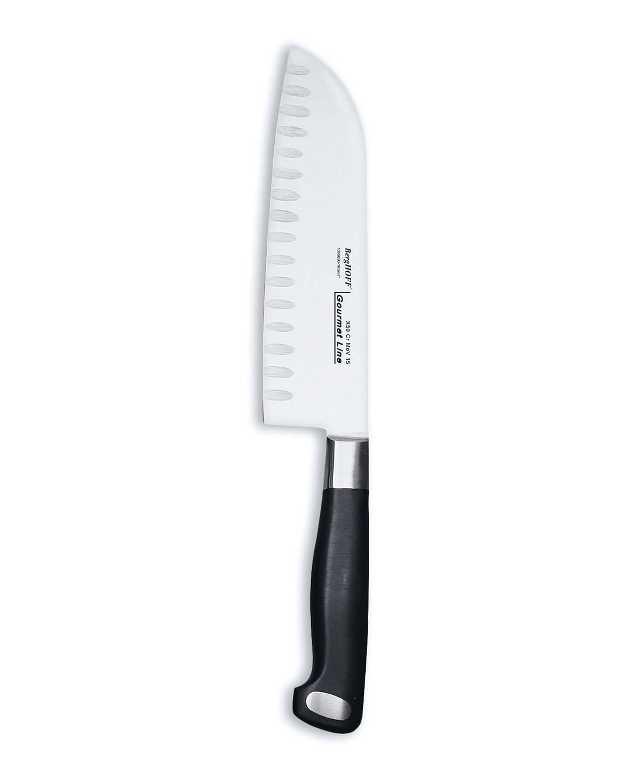 Нож Santoku Gourmet 7 дюймов из нержавеющей стали, зубчатый BergHOFF