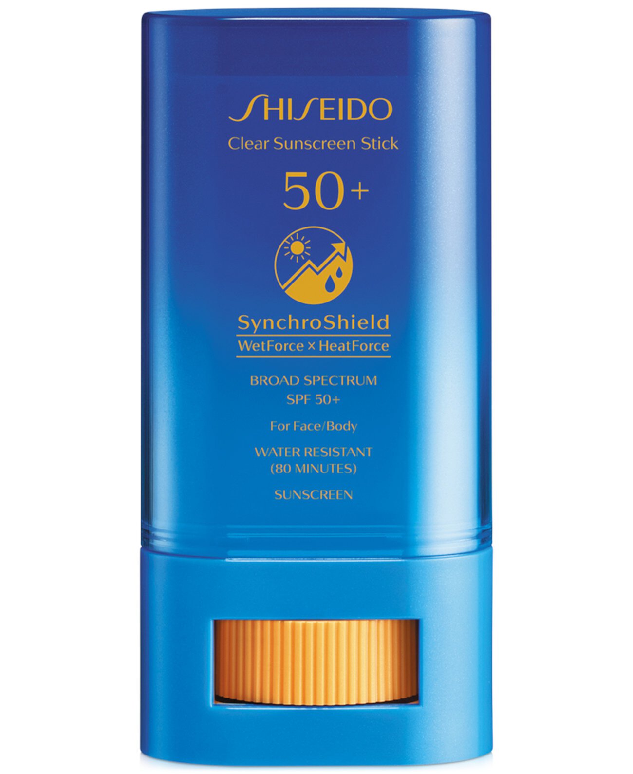 Прозрачный солнцезащитный стик SPF 50+ для лица и тела, 20 г Shiseido