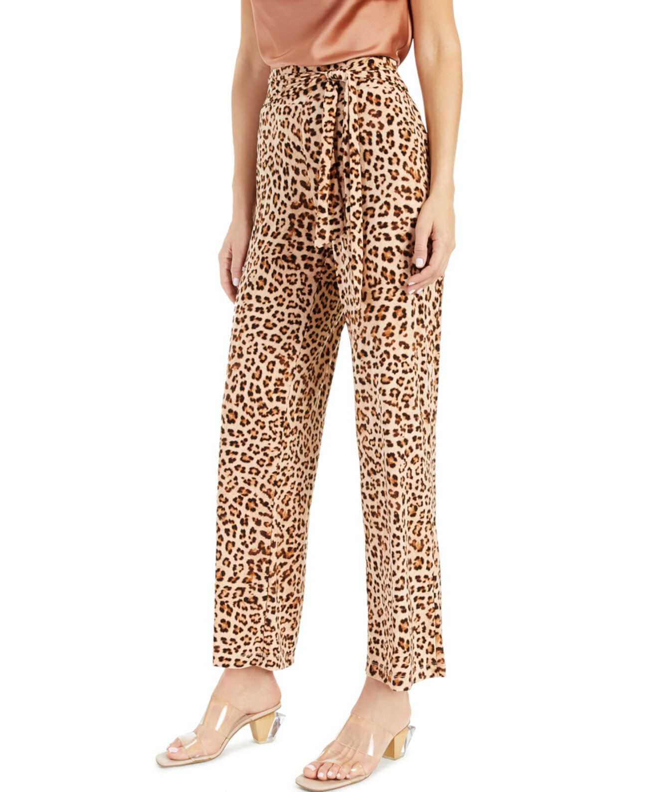 INC Широкие брюки с принтом гепарда, созданные для Macy's INC International Concepts