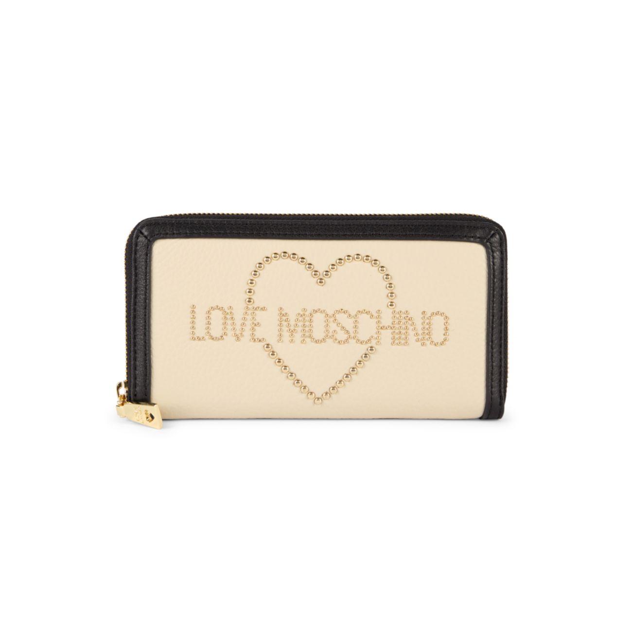 Кожаный кошелек Porta LOVE Moschino