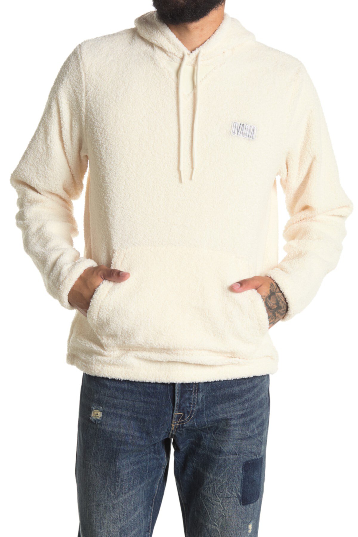 Уютный плюшевый пуловер с капюшоном OVADIA AND SONS