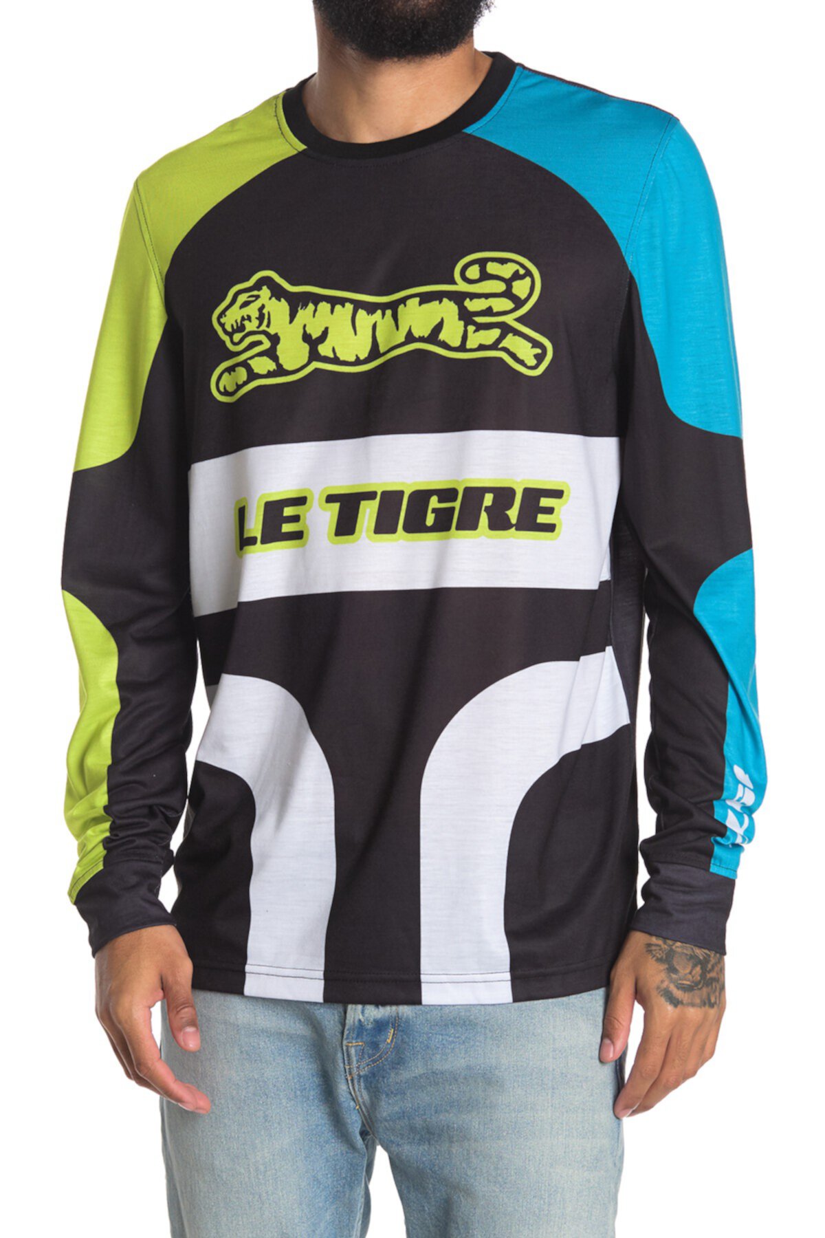 Футболка с длинным рукавом Moto Turns Le Tigre