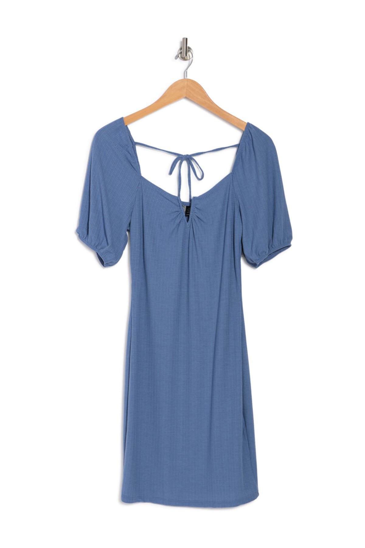 Платье-футляр с пышными рукавами и V-образным вырезом LUNACHIX