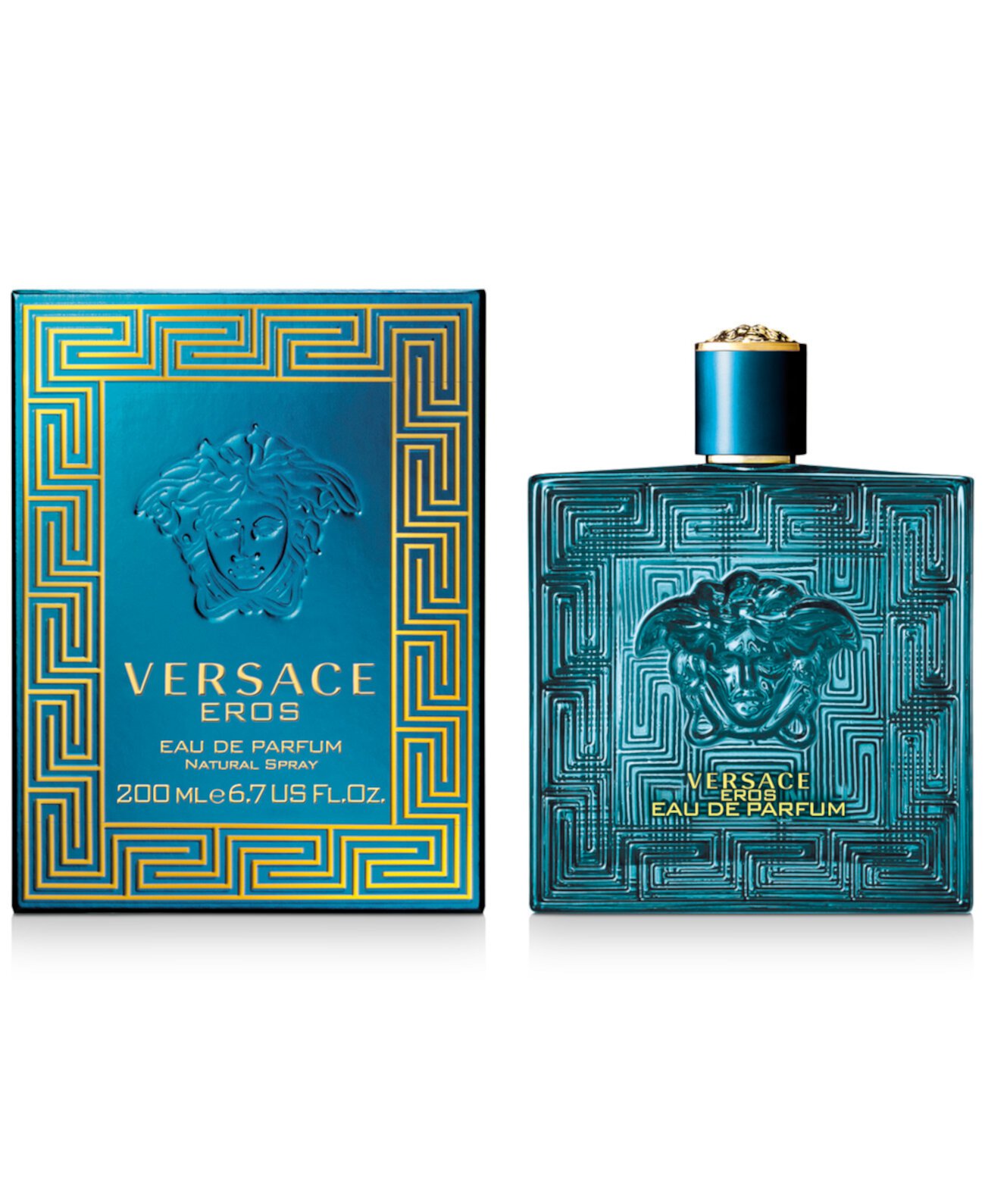 Спрей для мужчин Eros Eau de Parfum, 6,7 унций. Versace