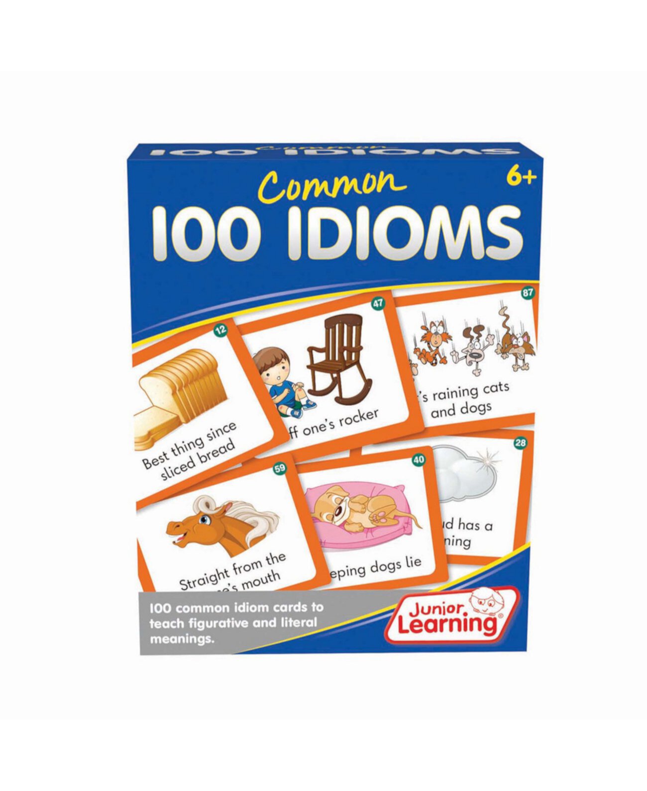 Карточки с учебными мероприятиями "100 распространенных идиом" для младших классов Redbox
