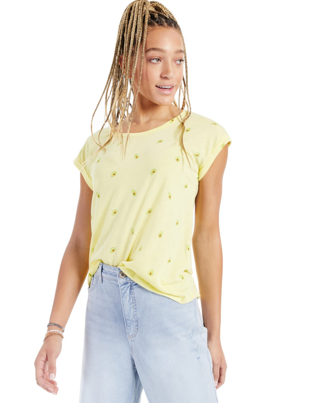 Petite Avocado Graphic-Print T-Shirt, Created for Macy's Style & Co