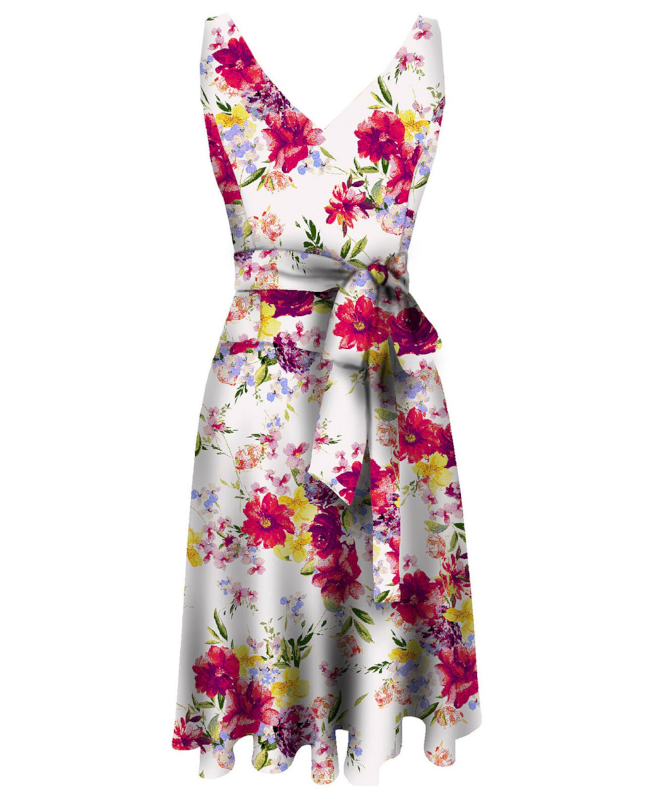 Платье-трапеция с цветочным принтом Taylor