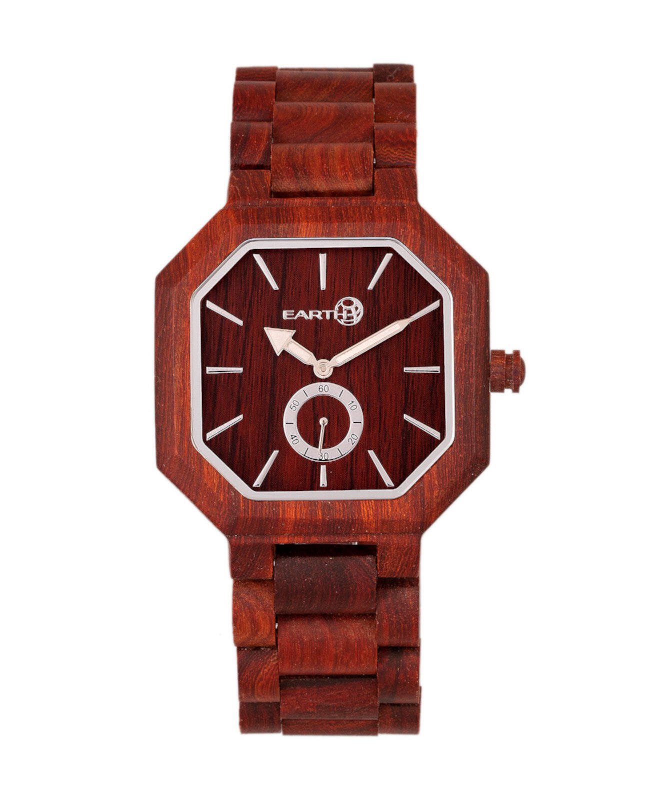 Часы Acadia Wood Bracelet Watch Red 43Mm Earth Wood