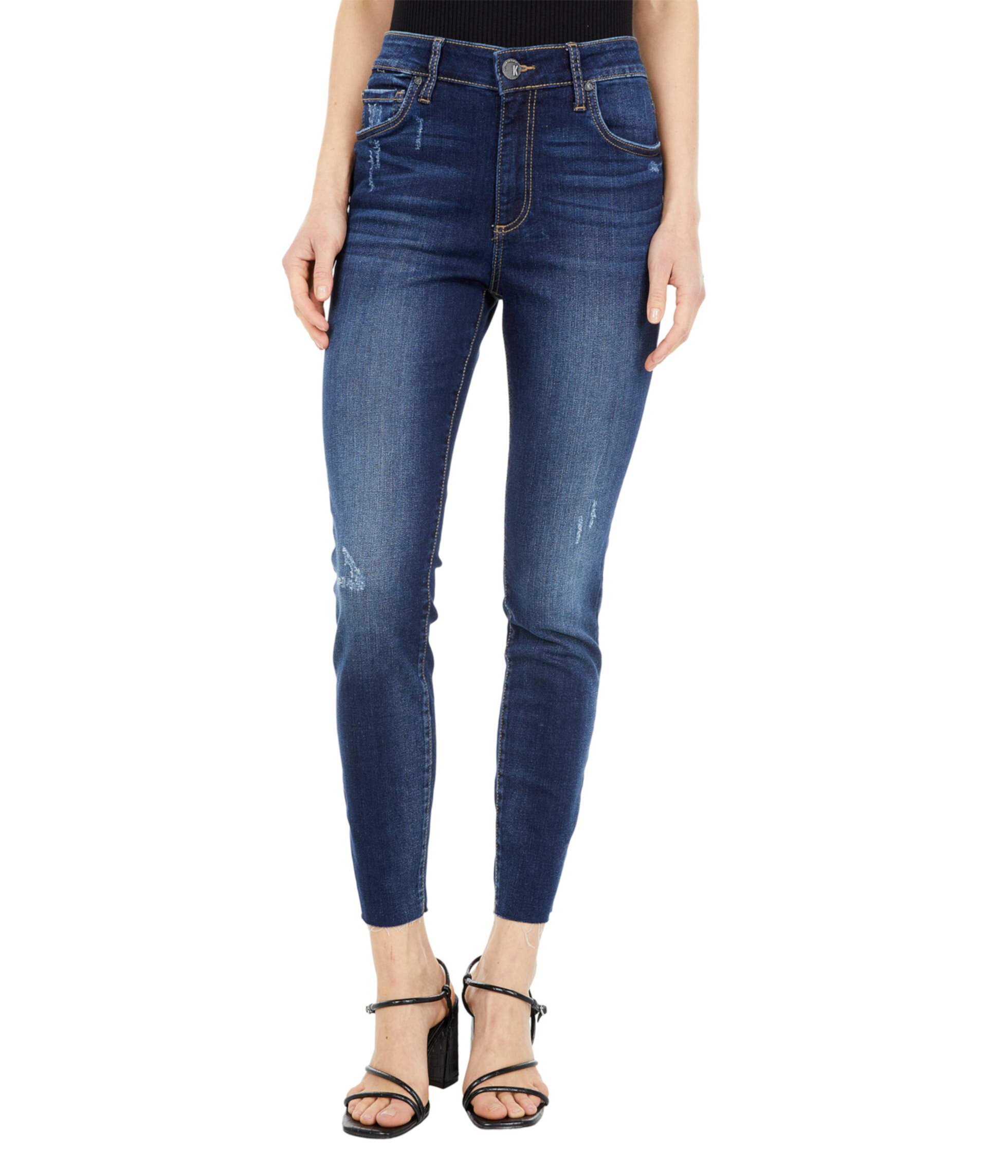 Connie High-Rise Ankle Skinny in Pose KUT from the Kloth