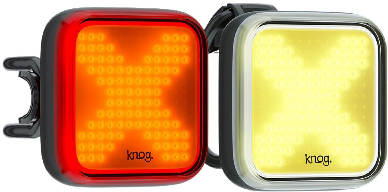 Передний и задний велосипедный фонарь Blinder X Twinpack Knog