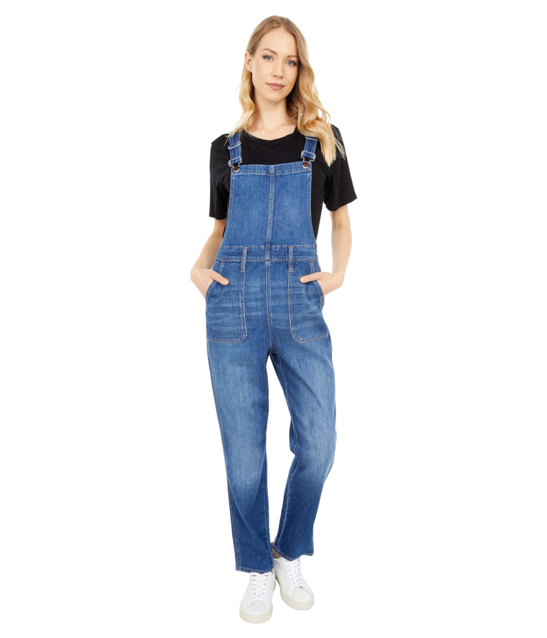 Stovepipe Overalls in Cosman Wash Madewell