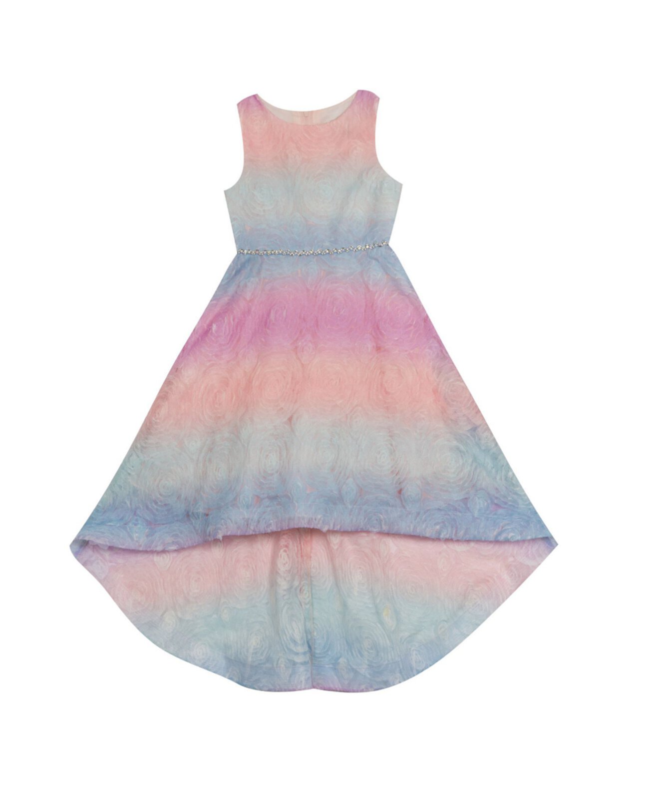 Сутажное платье с эффектом омбре для маленьких девочек Rare Editions