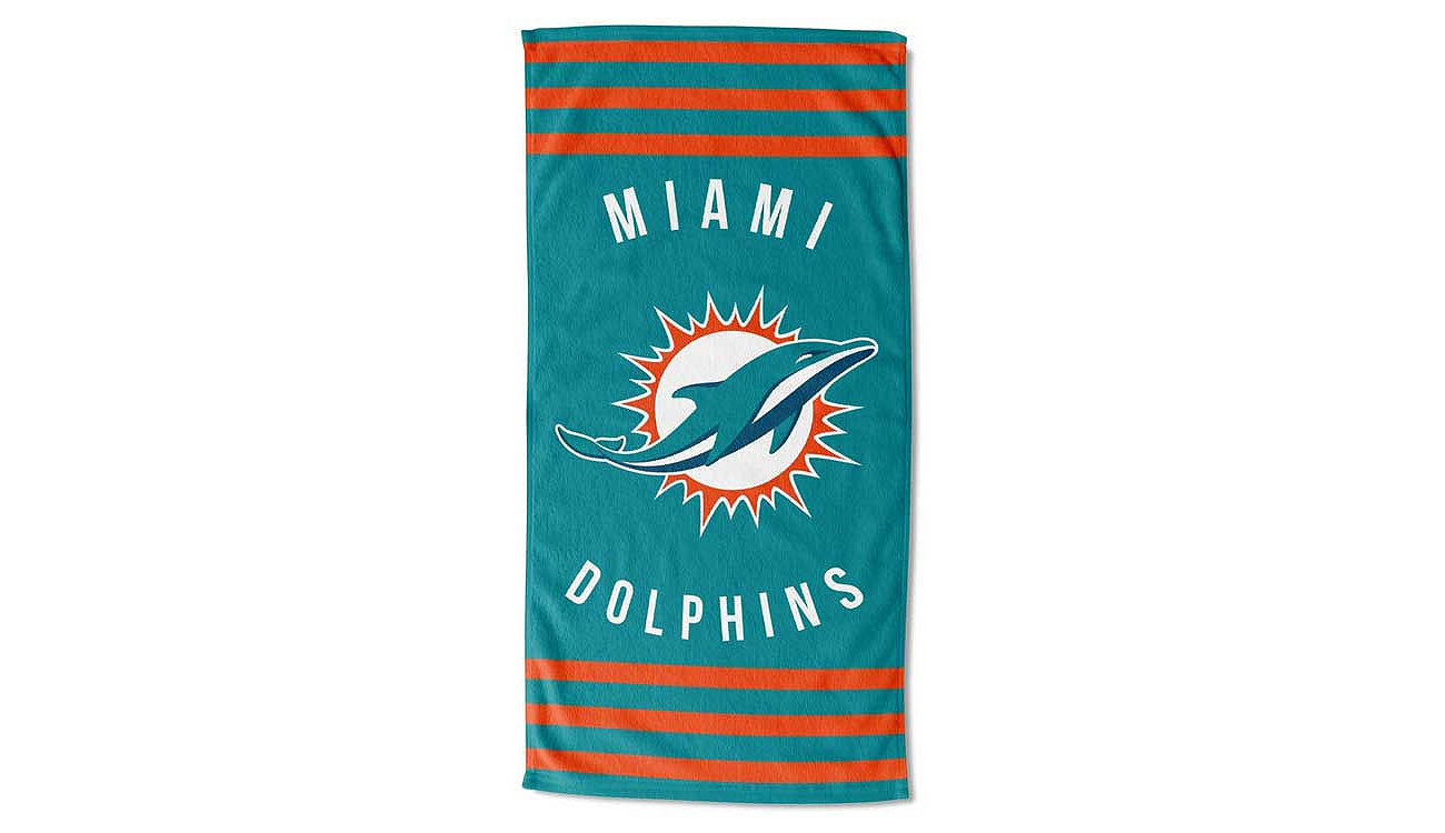 Miami Dolphins 30 x 60 720 Пляжное полотенце Northwest Company