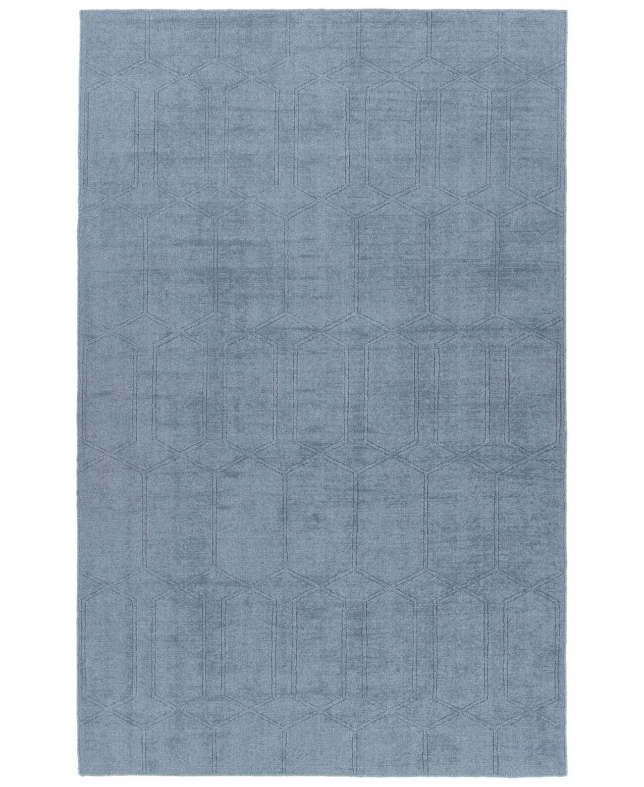 Minkah MKH03-17 Синий коврик для улицы размером 2 x 3 фута Kaleen