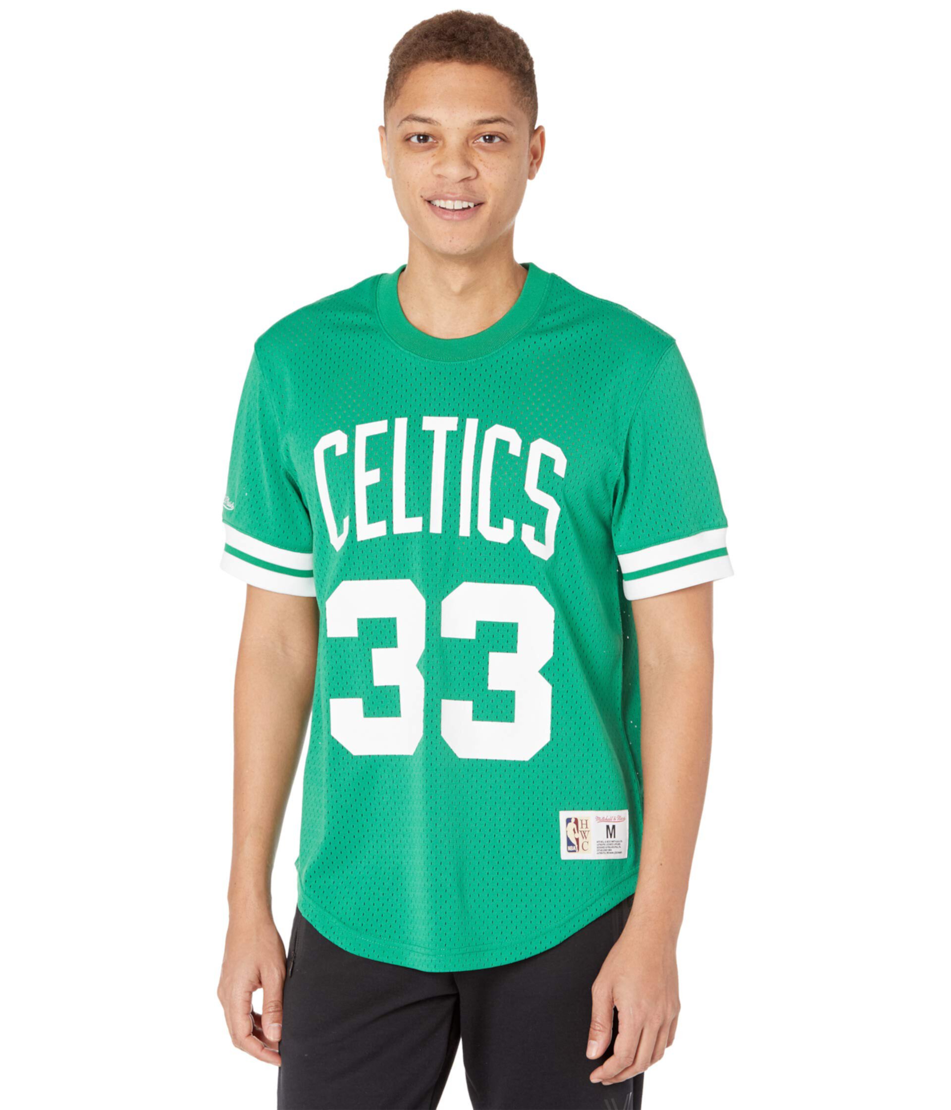 Имя и номер в НБА Top Celtics 86 Ларри Берд Mitchell & Ness