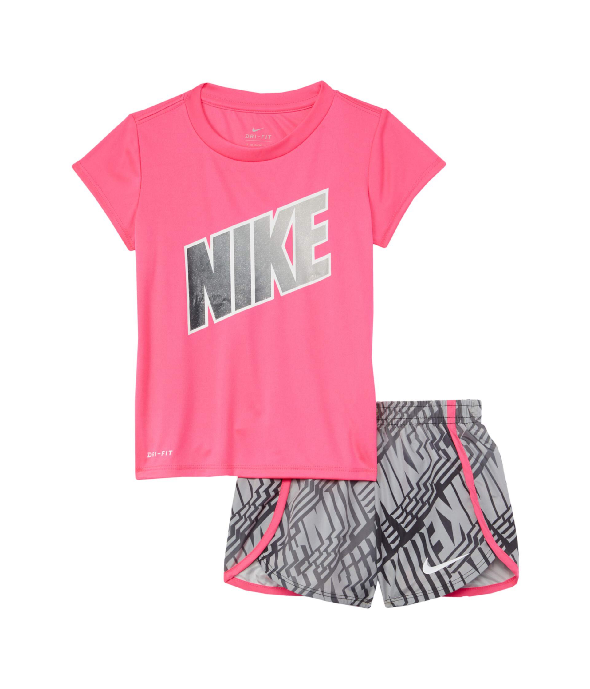 Комплект из двух частей футболки с рисунком и шорт Sprinter (для маленьких детей) Nike Kids