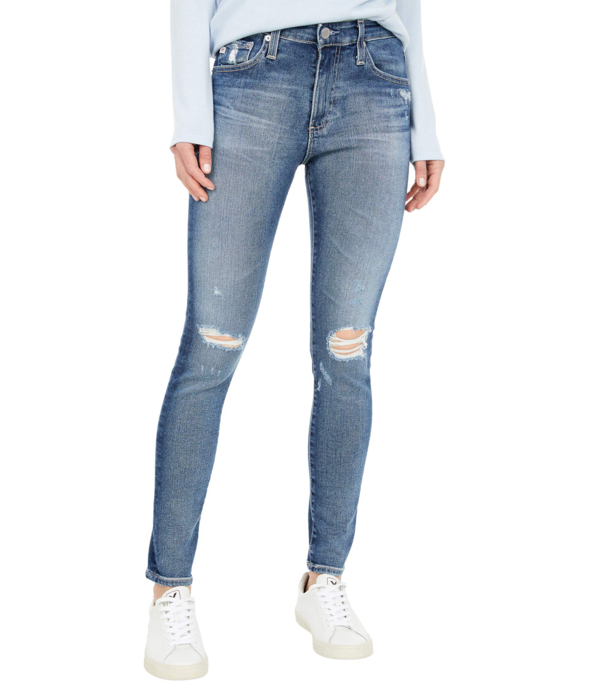 Farrah High-Rise Skinny Ankle in 12 Years Cherry Creek AG Jeans