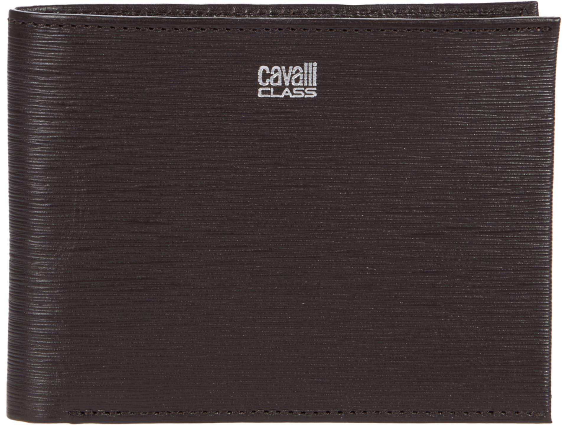 Двойной сложенный с металлической металлической пластиной-логотипом Roberto Cavalli