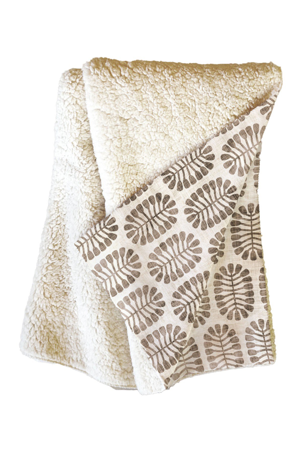 Holli Zollinger Флисовое одеяло с семенами чертополоха Deny Designs