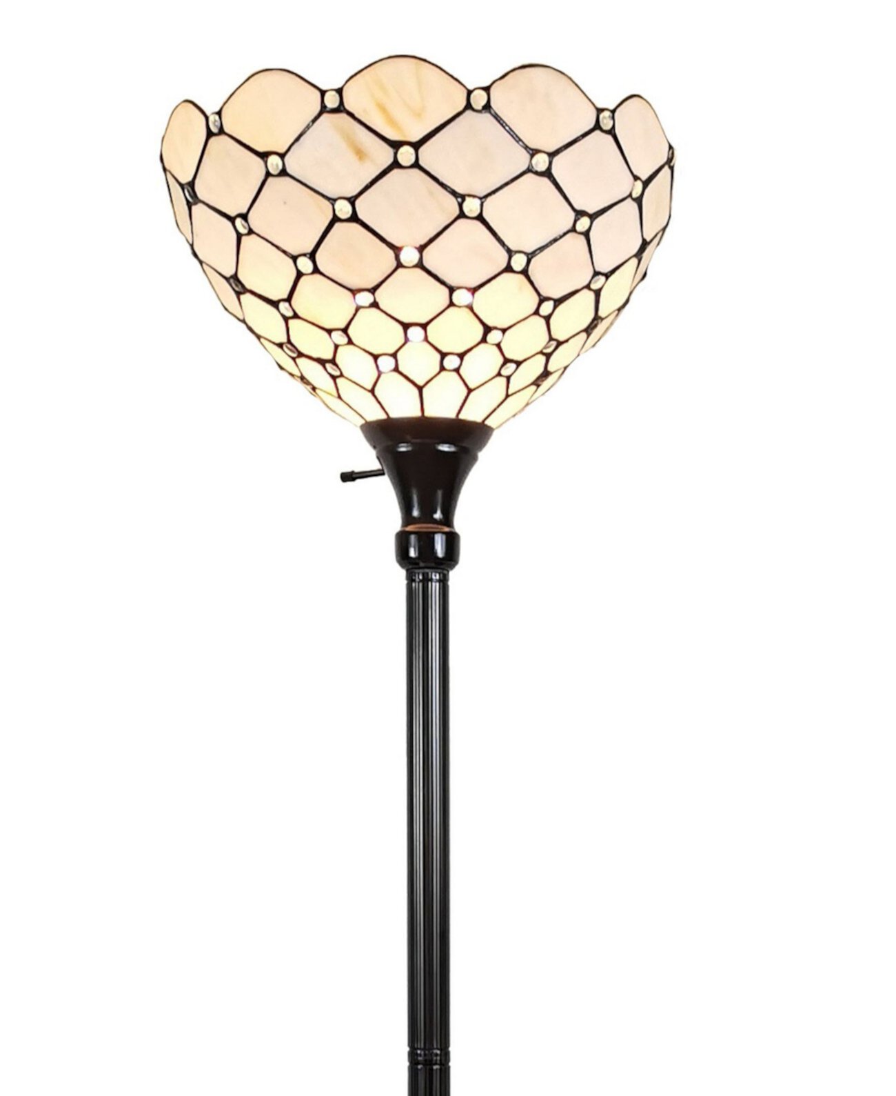 Торшерный светильник в стиле Тиффани Amora Lighting