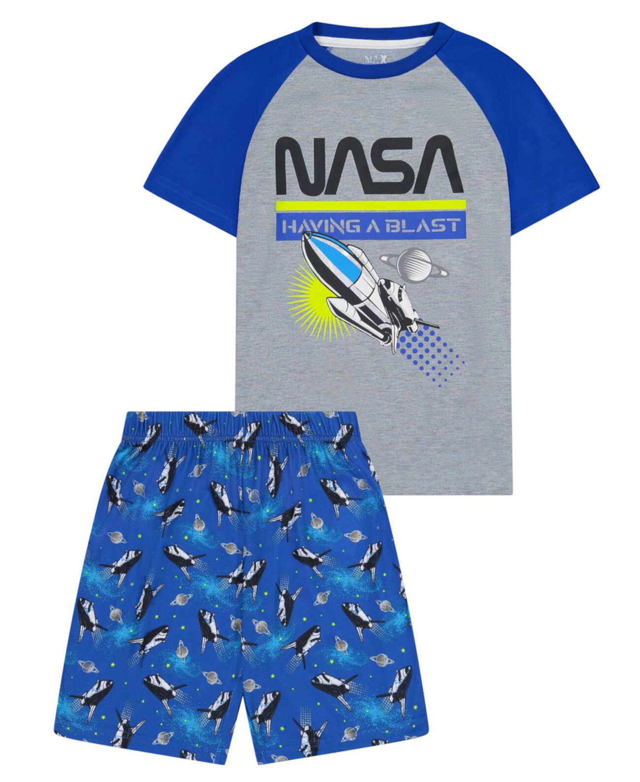 Короткий пижамный комплект из 2 предметов Little Boys NASA Theme Max & Olivia