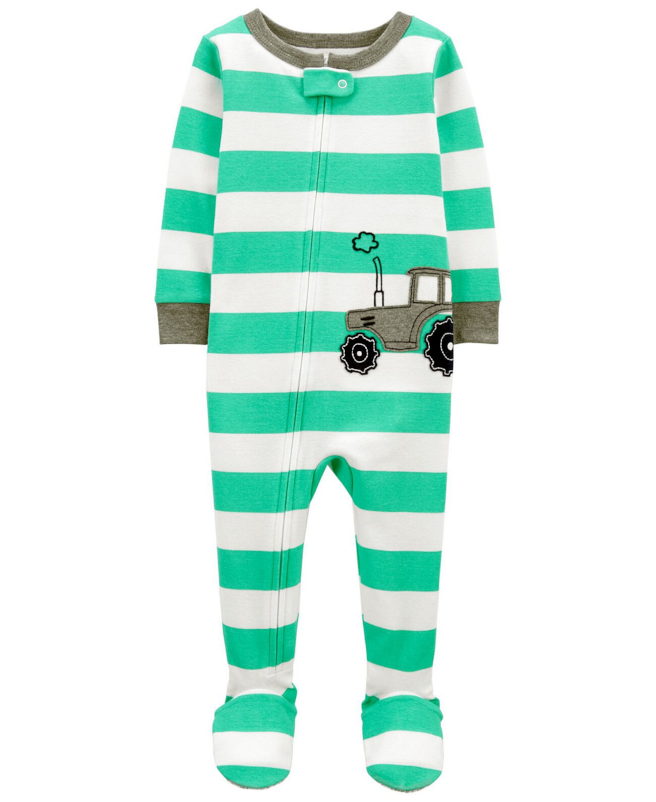 Пижамный комплект Footie с трактором Snug Fit для маленьких мальчиков Carter's