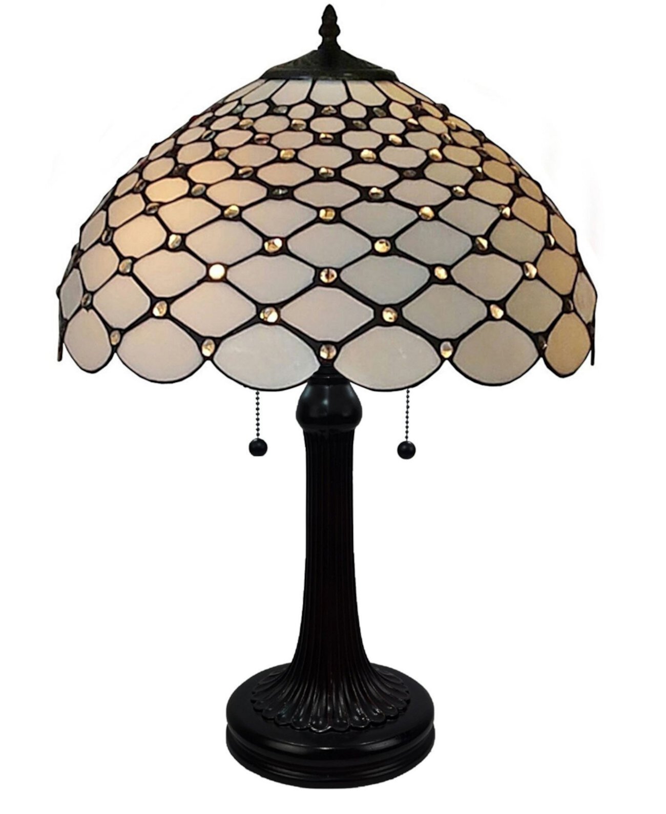 Настольная лампа Tiffany Style Chandelle Amora Lighting