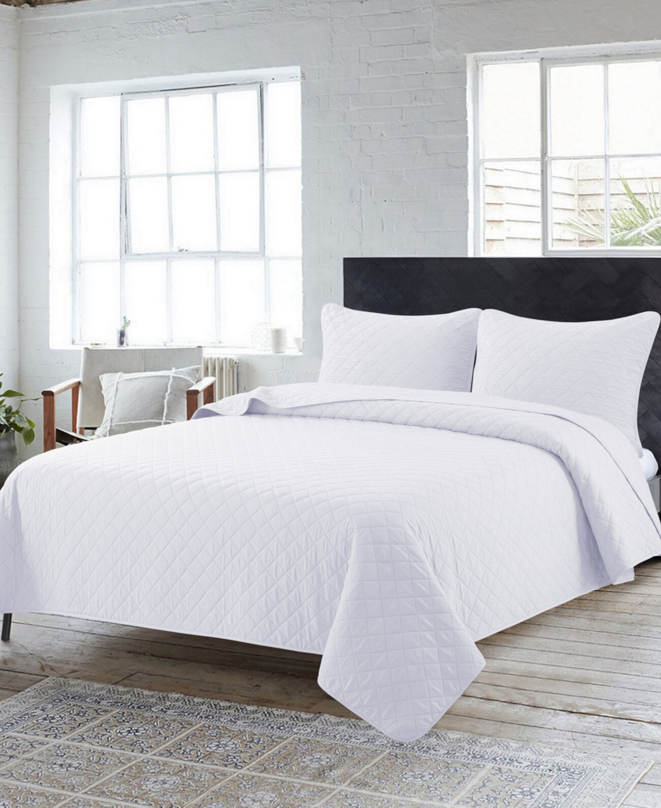 Набор из 3 предметов Solid Washed Quilt, King Country Living