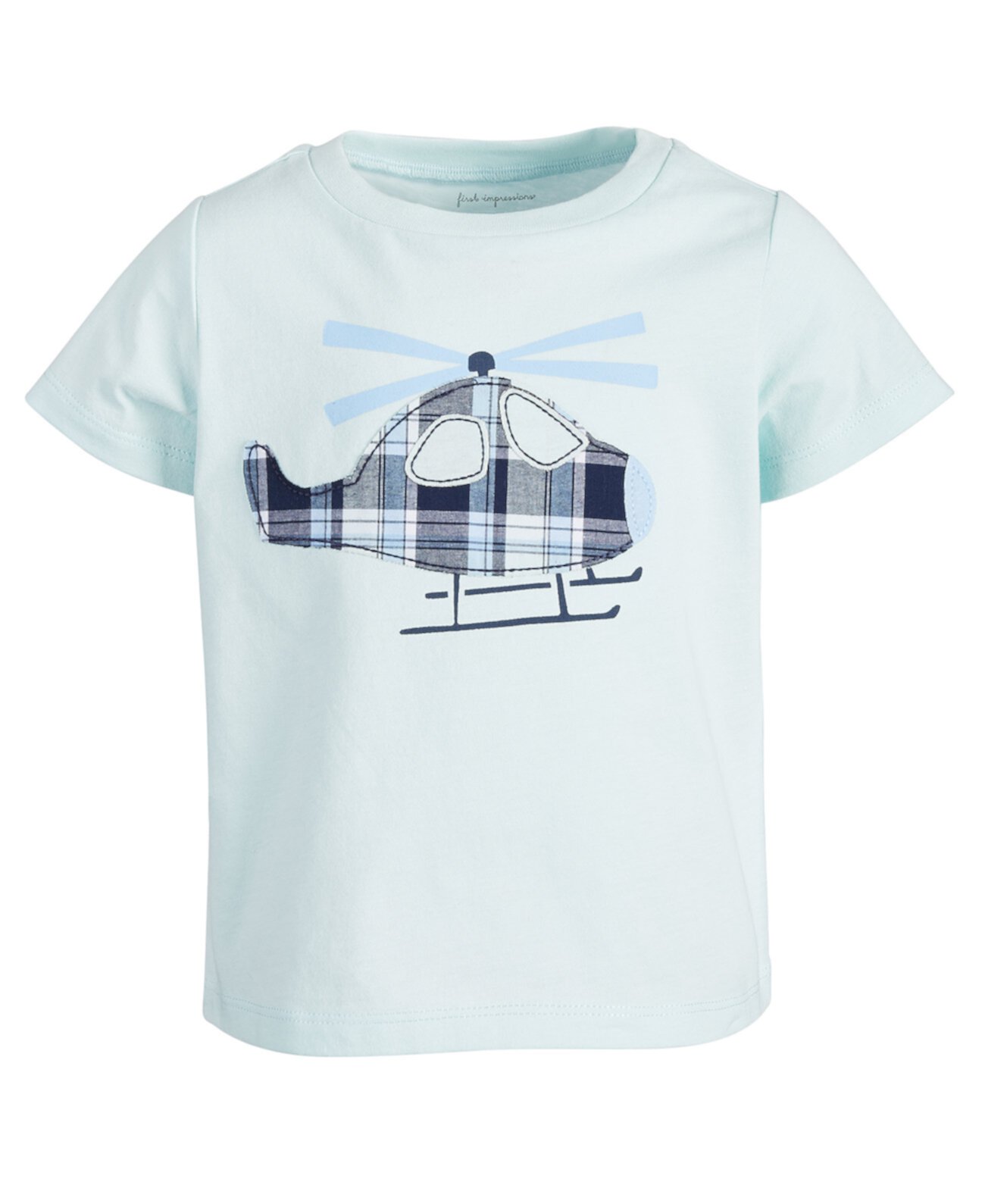 Хлопковая футболка для маленьких мальчиков с вертолетом, созданная для Macy's First Impressions