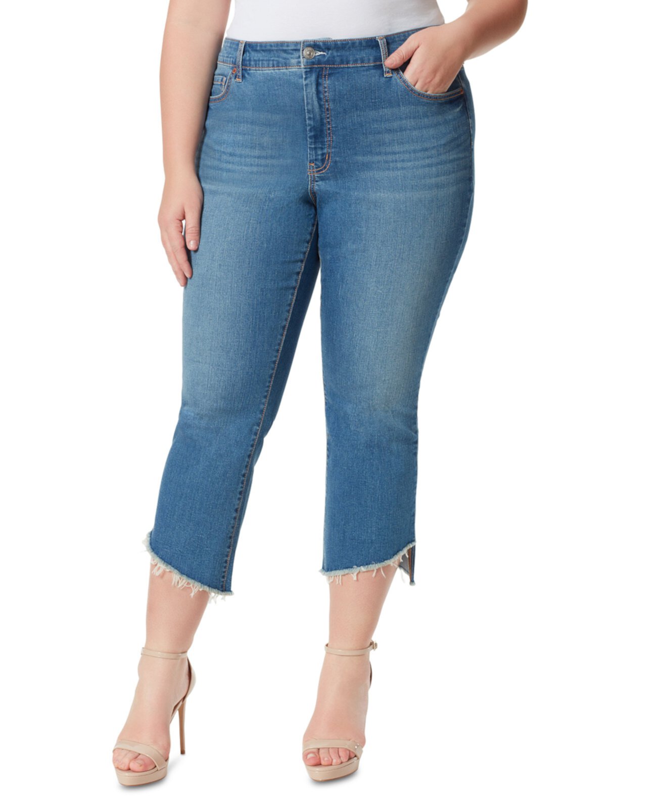 Модные расклешенные джинсы большого размера Adored Jessica Simpson
