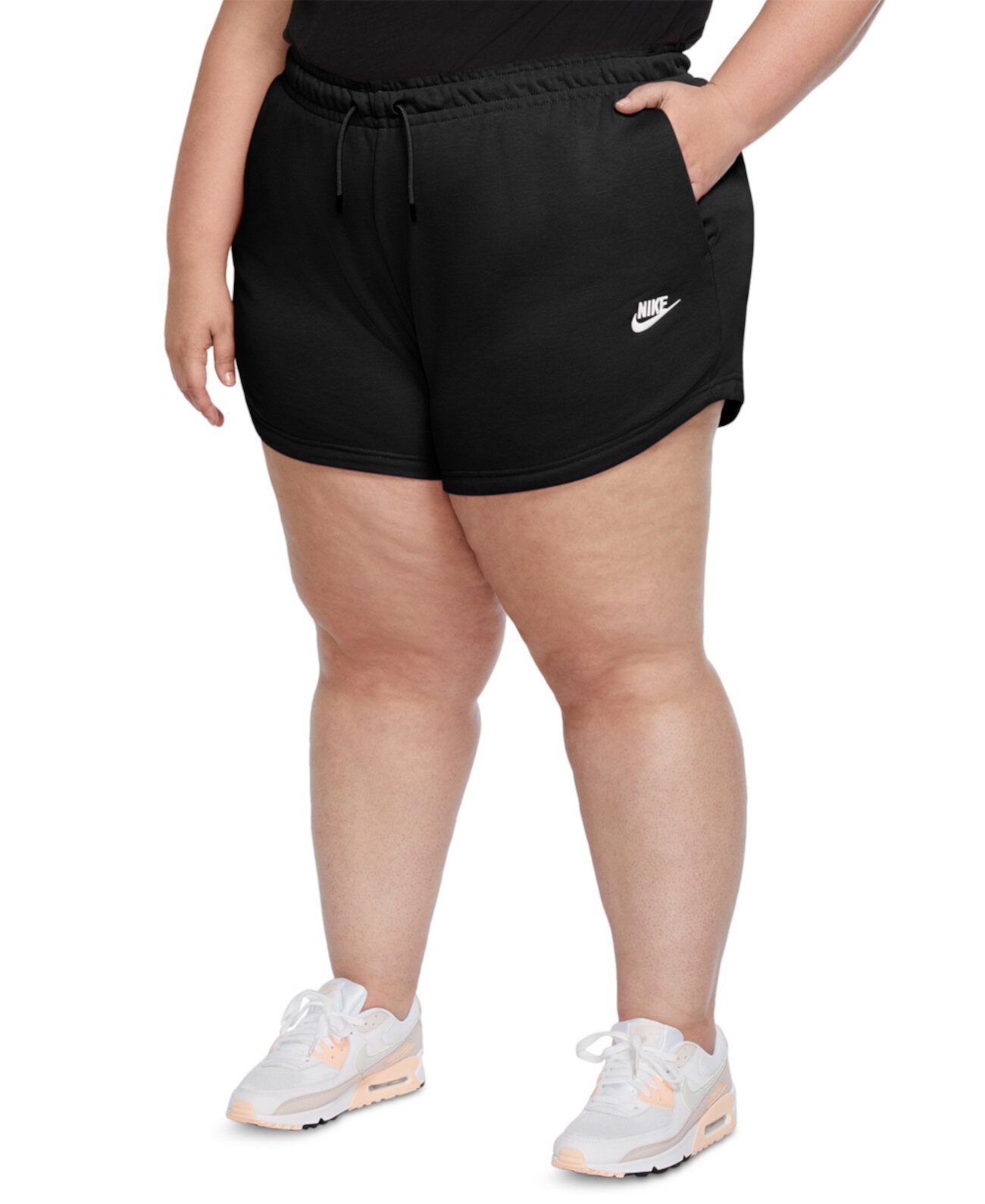 Основные женские шорты из френч терри больших размеров Nike